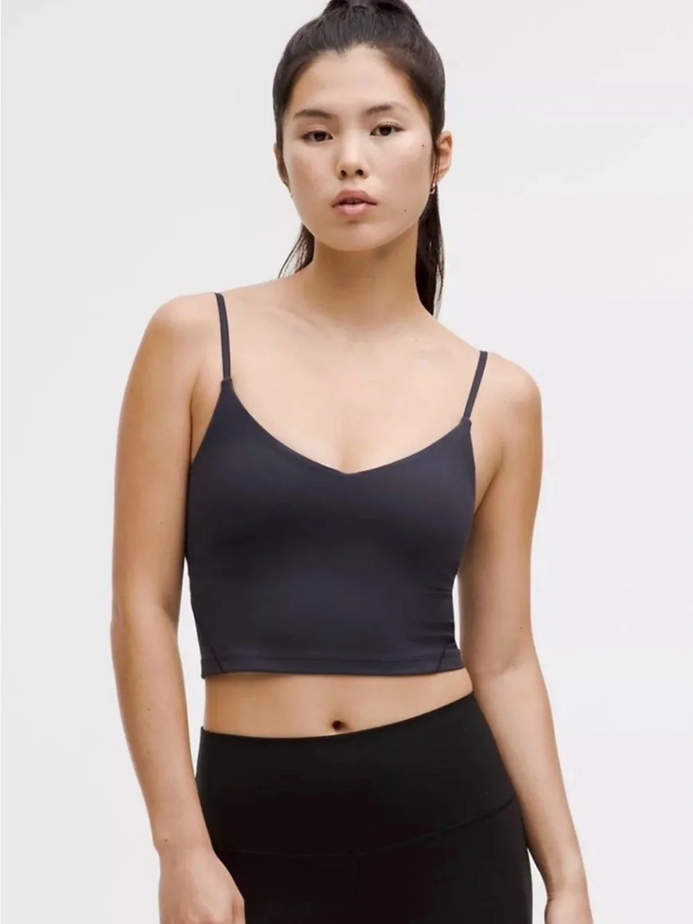 Lululemon Align Cropped Cami Tank A/B Size 14 ~black night~ NWT $68 MSRP 🌟